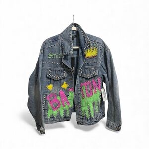 BEULAH Cheshire Cat Jean Jacket